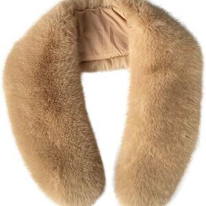 Women's Faux Fur Collar Shawl Scarf Winter Neck Warmer Wrap Party Accessory
